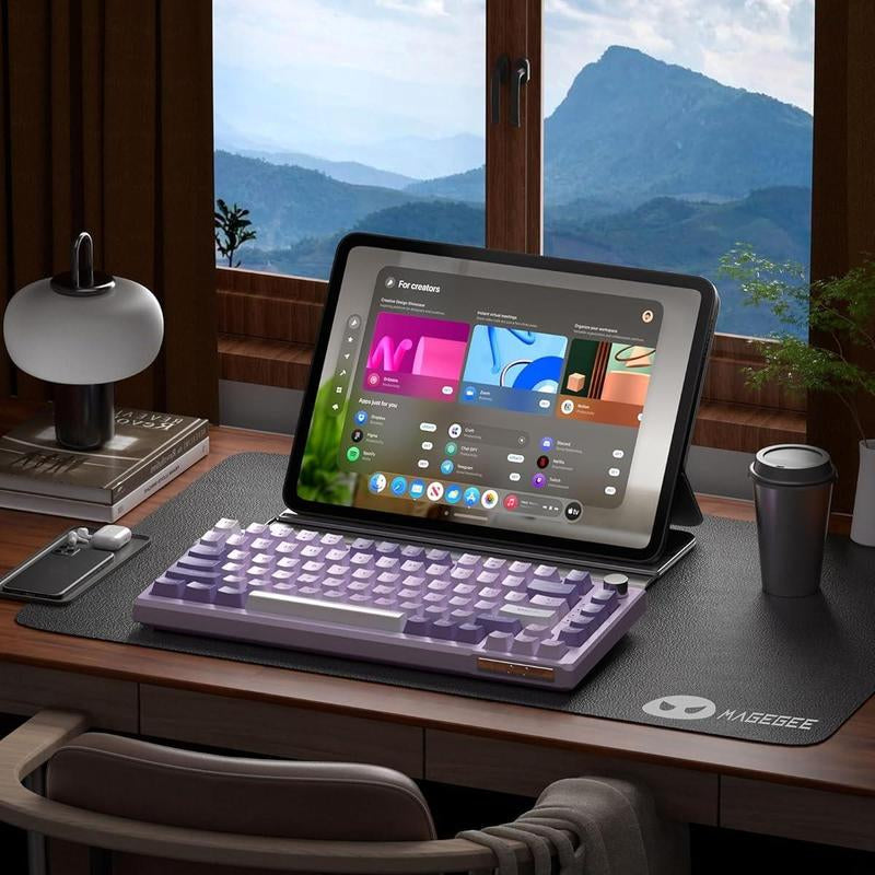 Magegee SKY81 75% Mechanical Gaming Keyboard, Gasket Hot Swappable Wired Custom Keyboard with 5-Layer Sound Dampening, RGB Backlit Keyboard for Win MAC